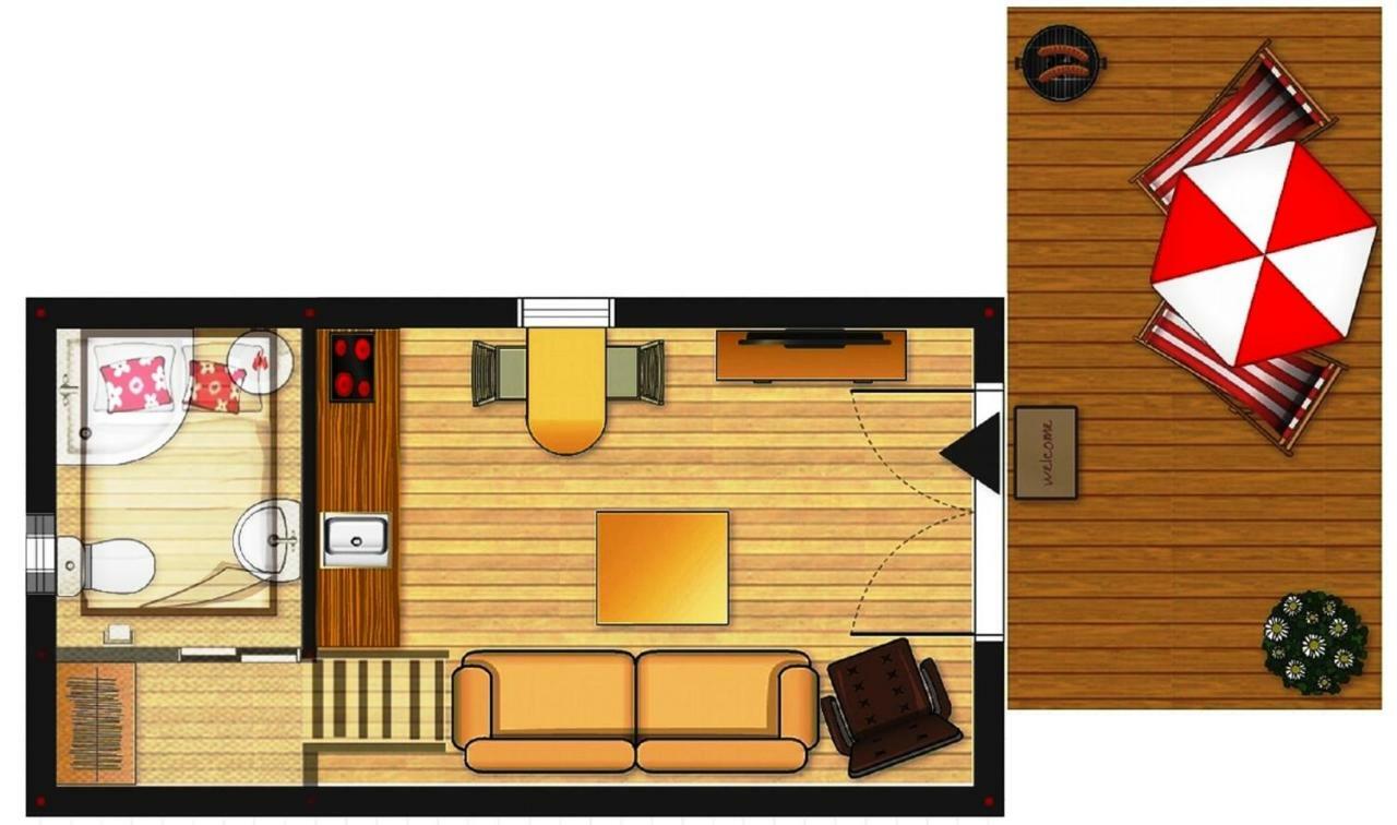 Tiny House Olívia Apartamento Liptovský Hrádok Exterior foto